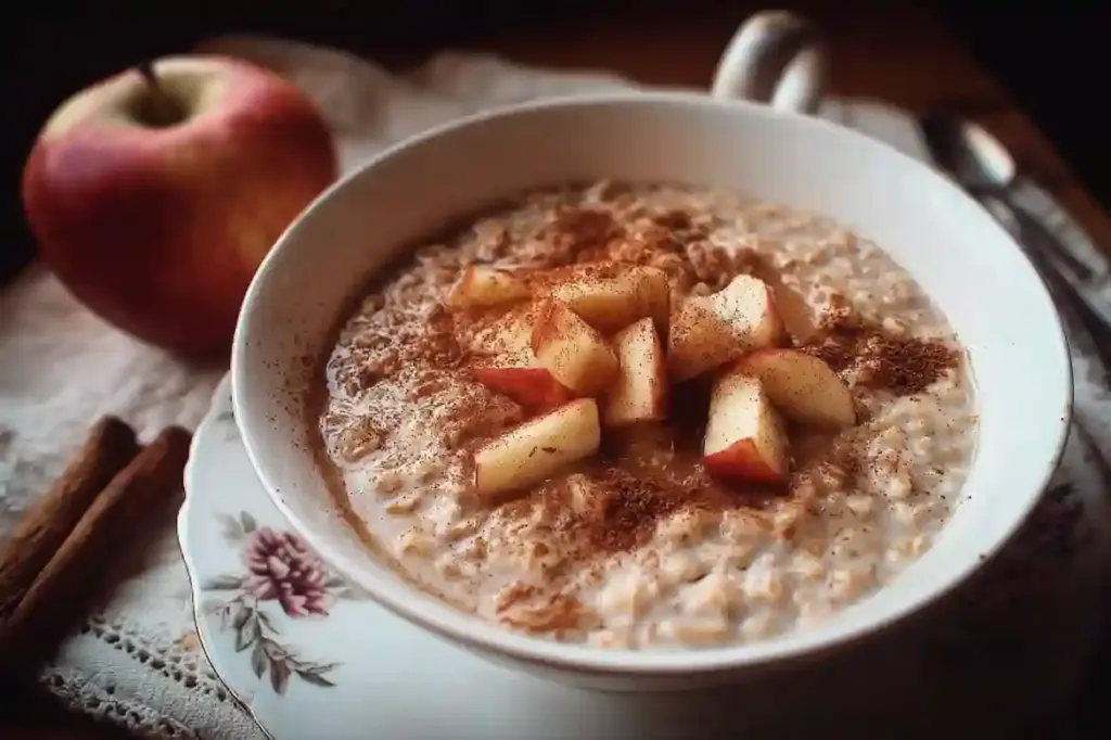 Warm Cinnamon Apple Porridge