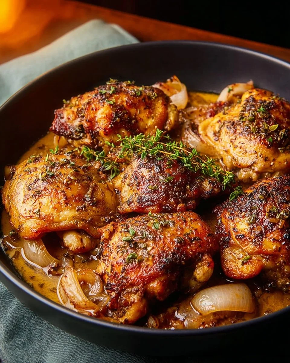 Apple Cider Vinegar Braised Chicken