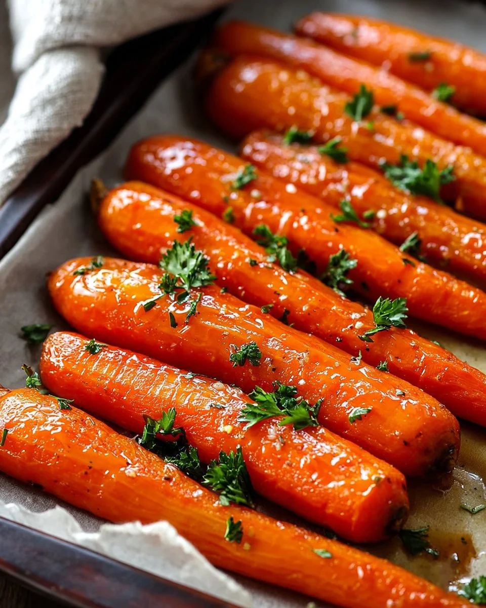 Brown Sugar Honey Glazed Carrots