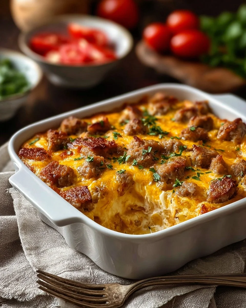Easy Sausage and Egg Casserole