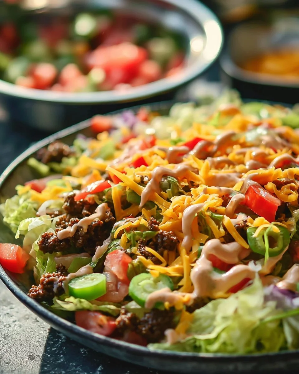 Healthy Big Mac Salad