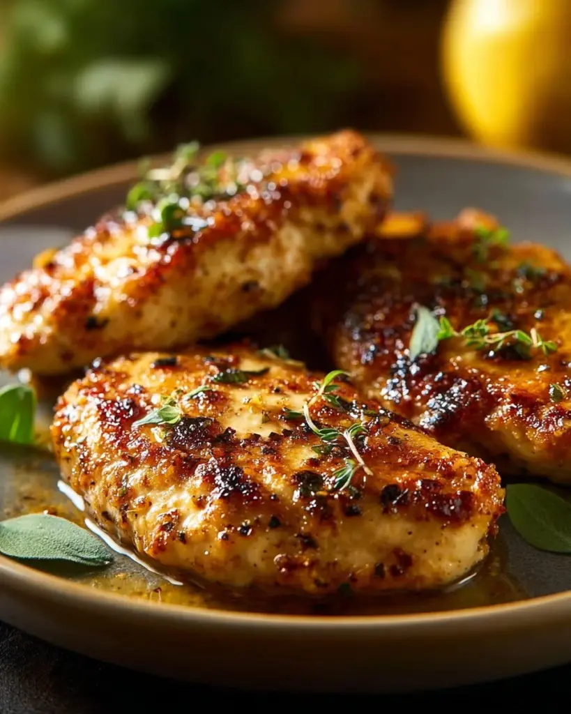 Juicy chicken breast cooked to perfection, ready to be served.