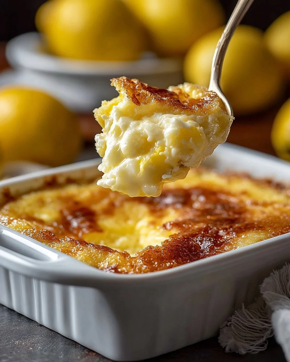 Lemon Cream Cheese Dump Cake