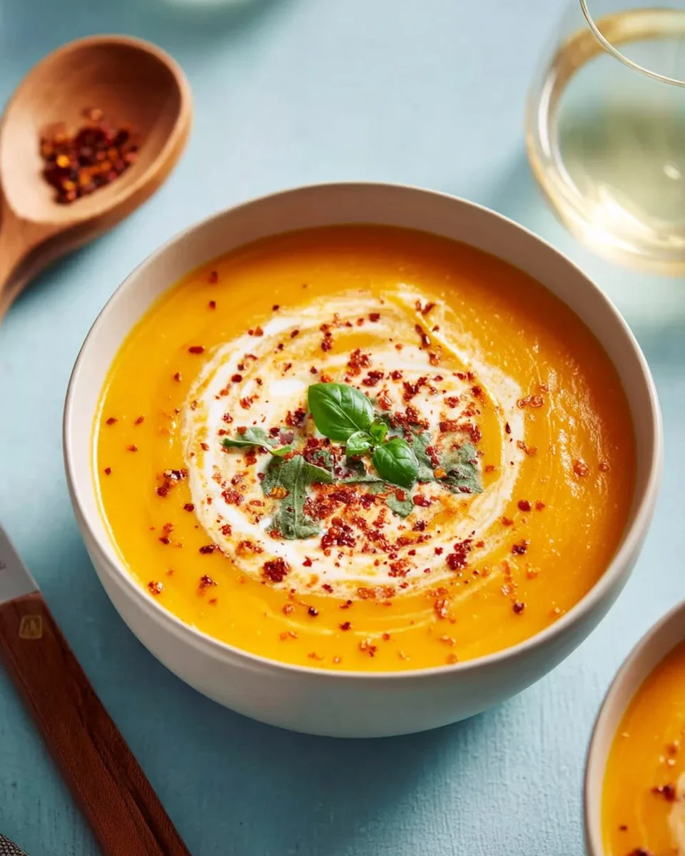 Maple Roasted Butternut Squash Soup