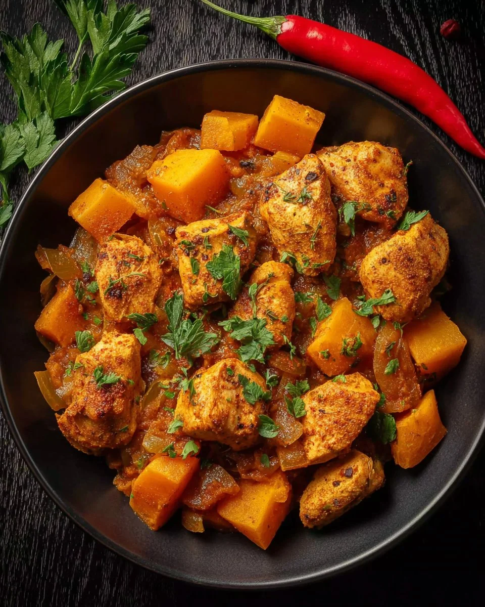Slow Cooker Chicken and Sweet Potato Curry