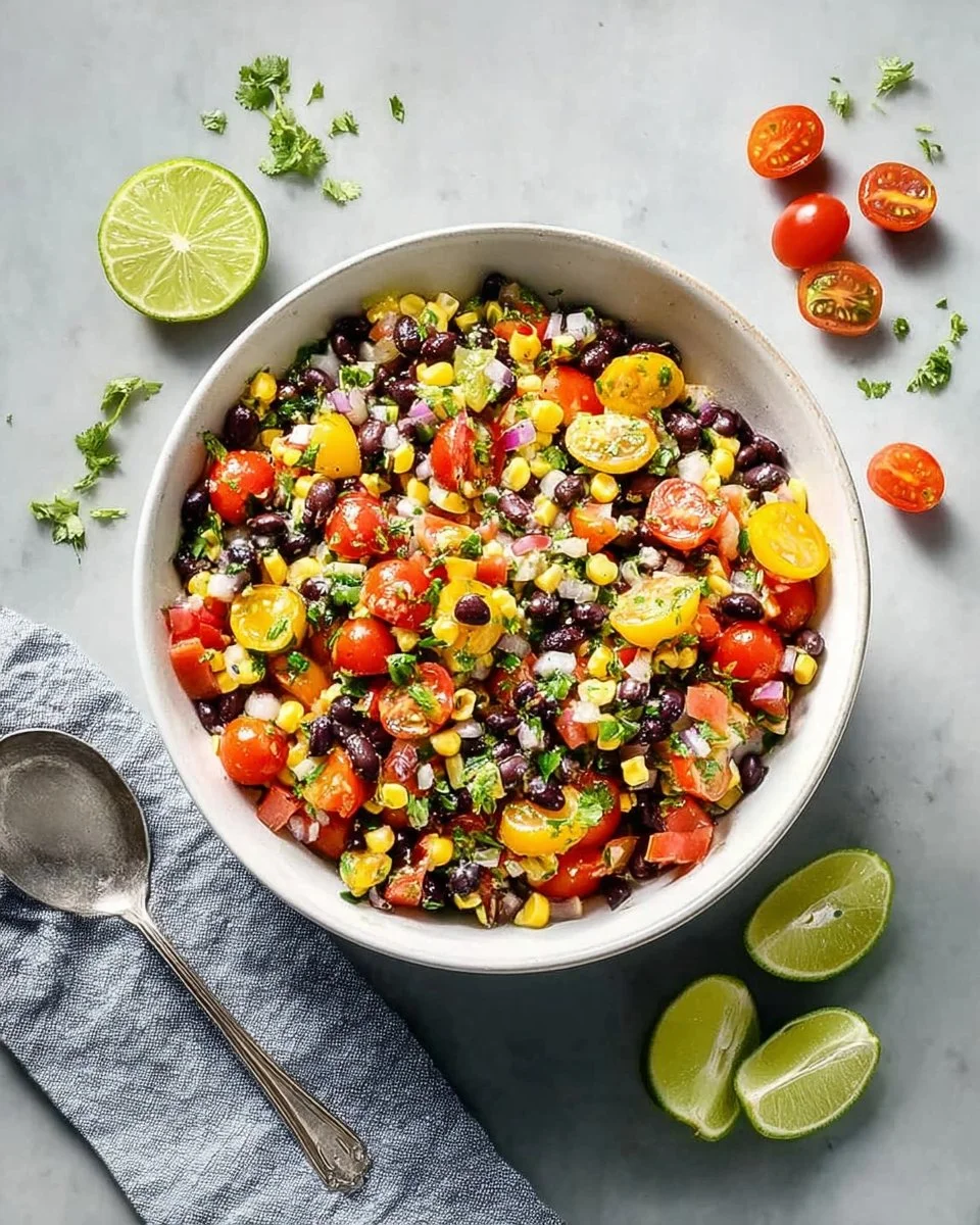 Sweet Corn and Black Bean Quinoa Salad
