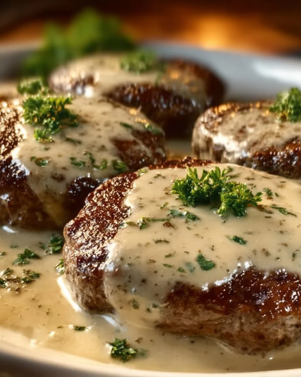 Amish Hamburger Steak Bake