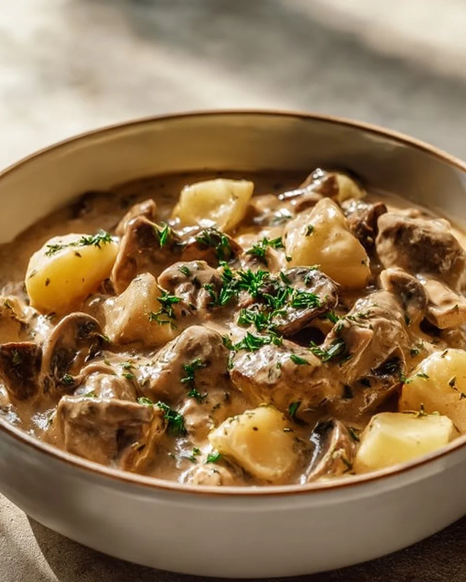 Beef Stroganoff