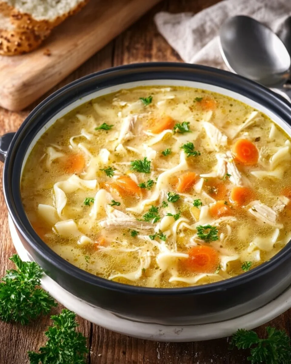 Creamy Chicken Noodle Soup