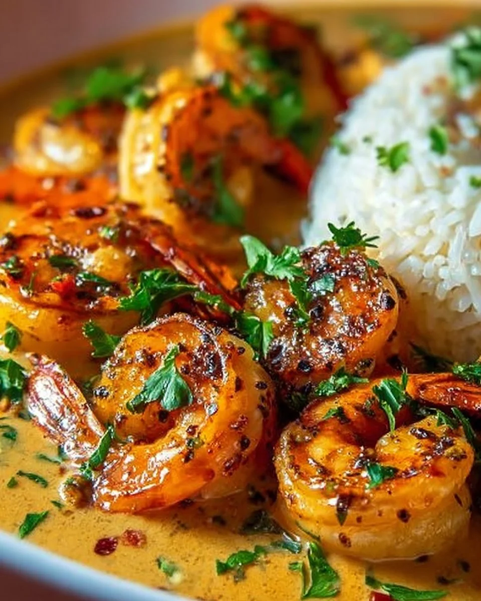Creamy Garlic Shrimp Pasta