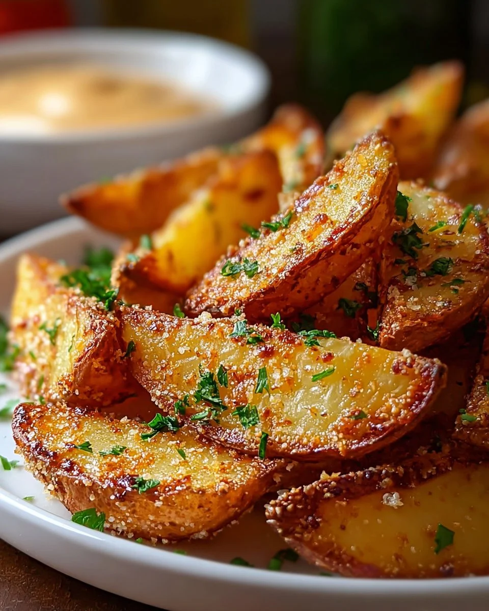 Crispy Crunchy Parmesan Potatoes