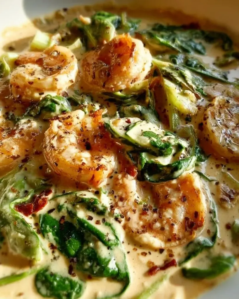 Delicious Marry Me Shrimp served with pasta and herbs