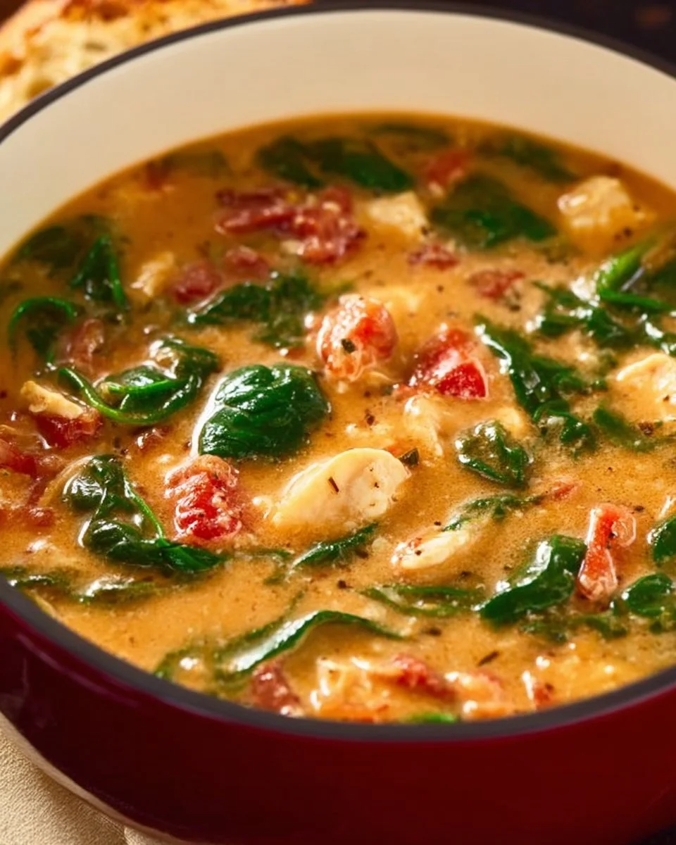 Marry Me Tuscan Chicken Soup recipe