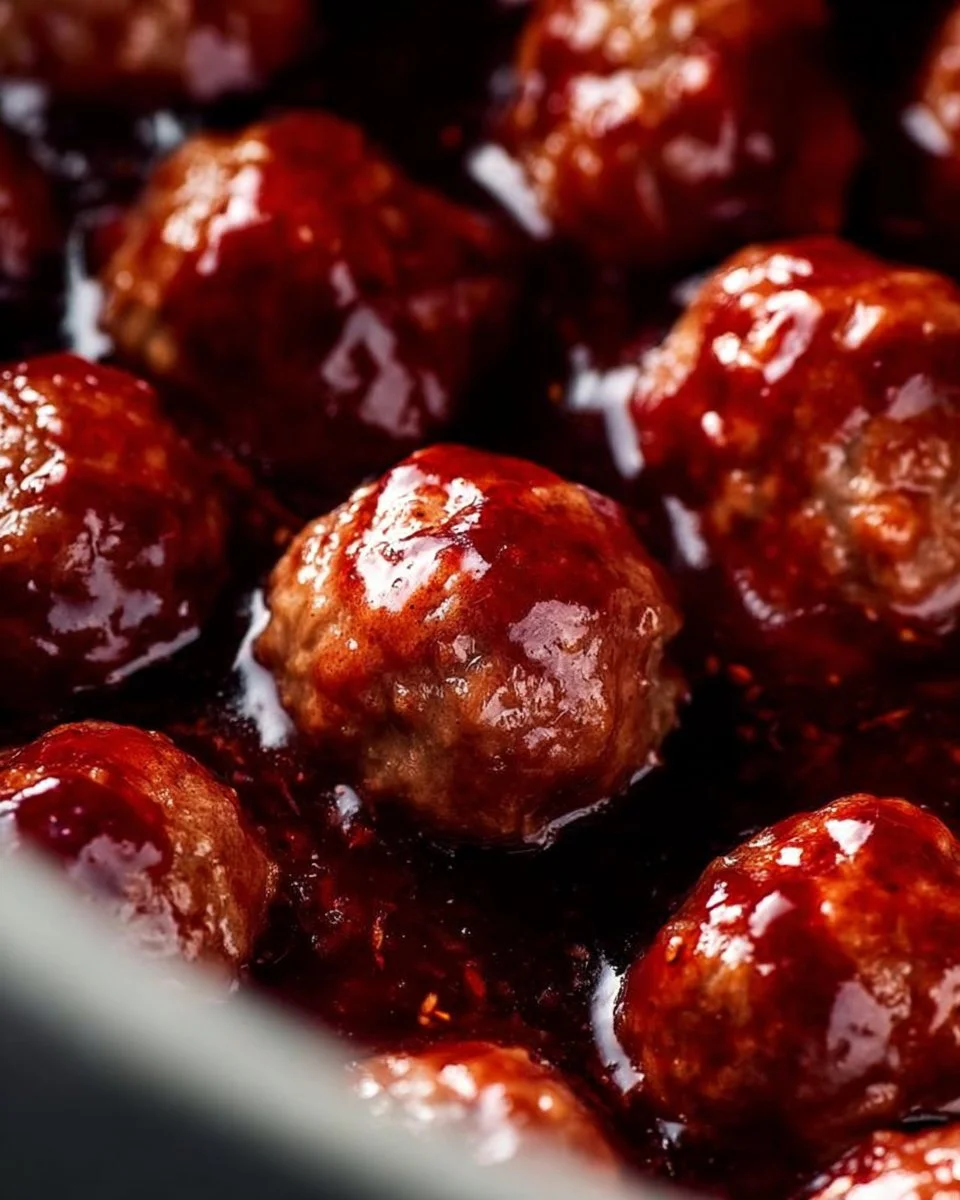 Grape Jelly Meatballs
