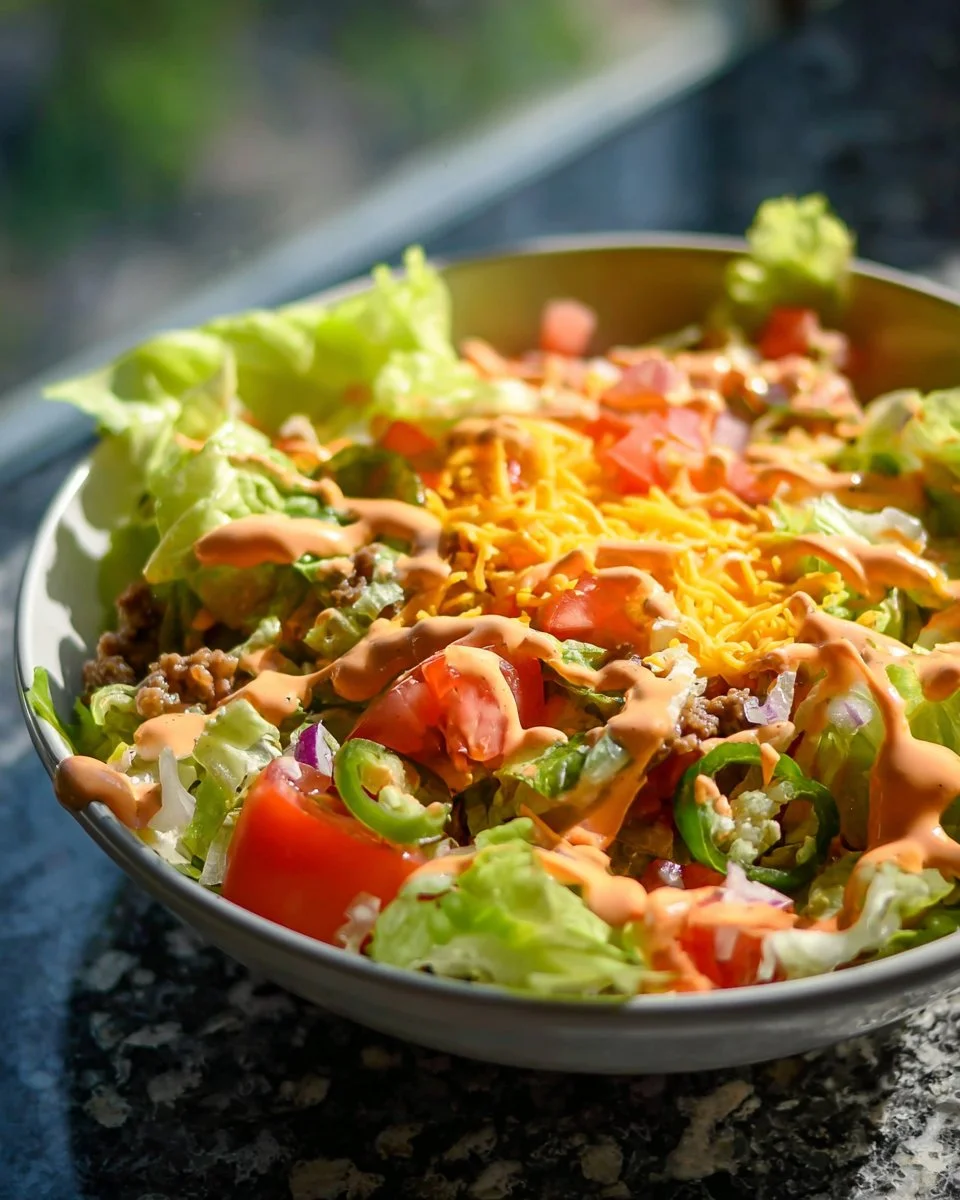 Healthy Big Mac Salad