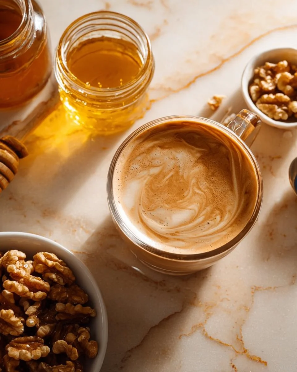 Homemade Baklava Coffee Creamer