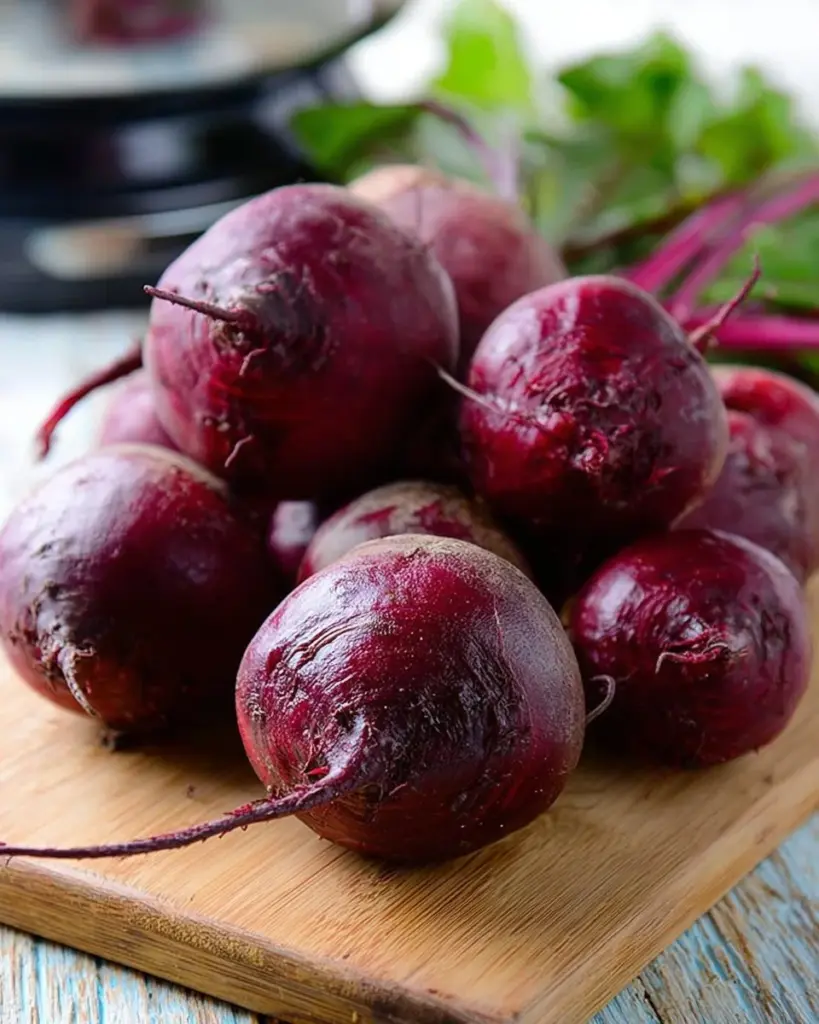 Freshly cooked beets in an Instant Pot ready for a healthy meal.