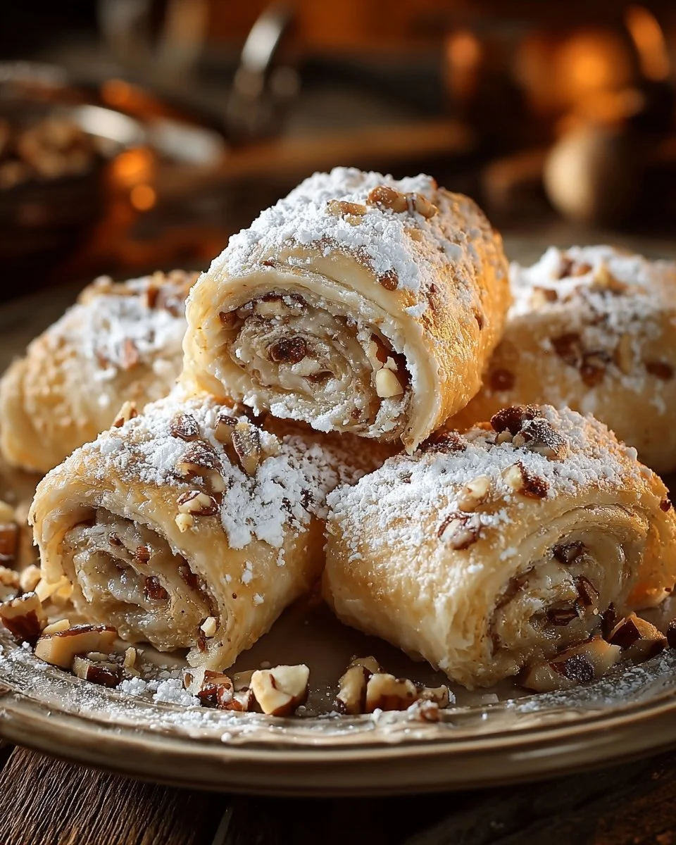 Italian Nut Roll Cookies