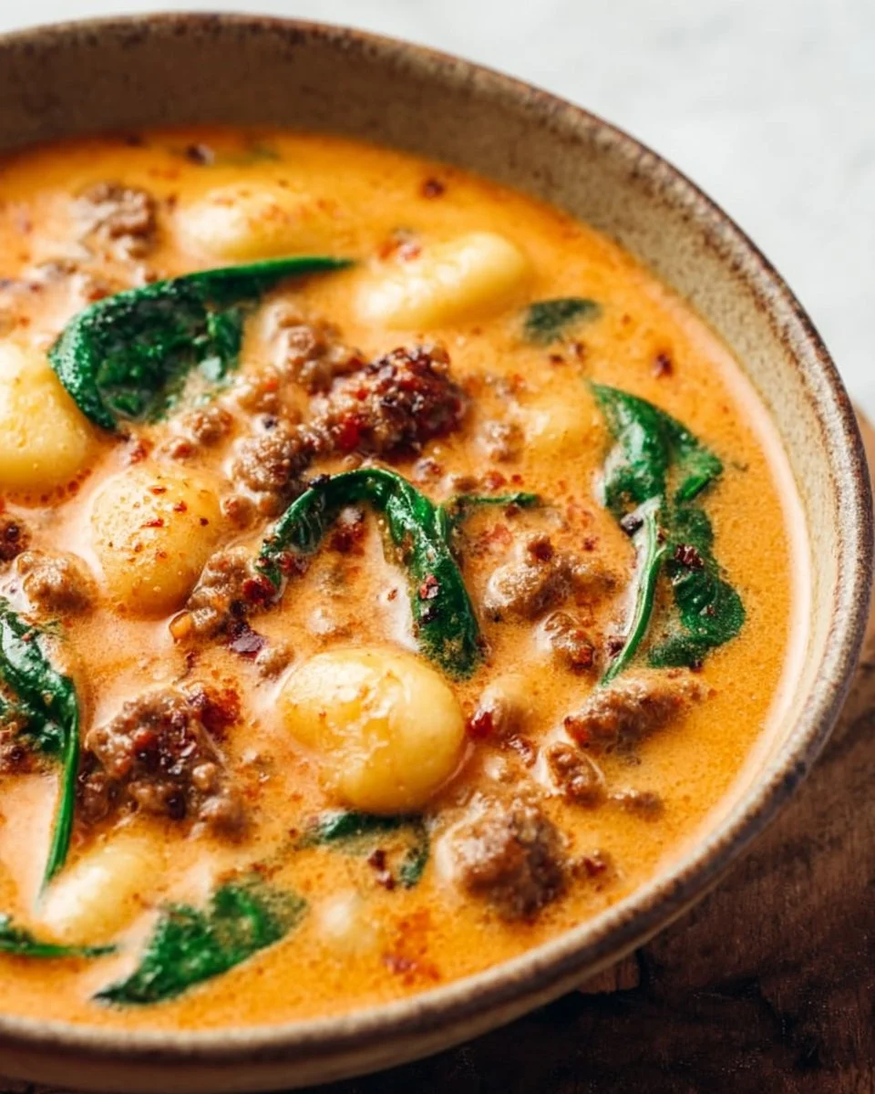 Italian Sausage Gnocchi Soup