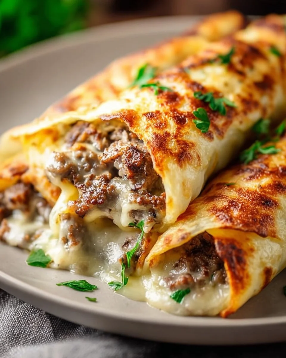 Keto Philly Cheesesteak Rolls