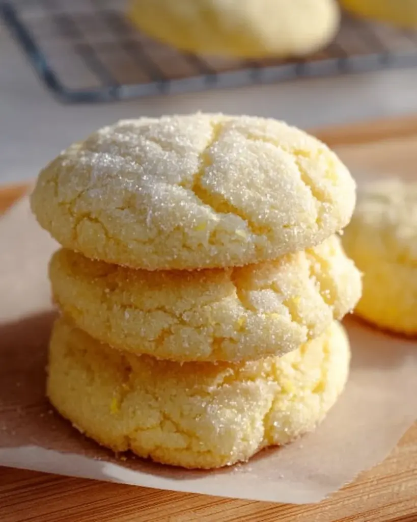 Delicious homemade lemon cookies with a sweet and zesty flavor