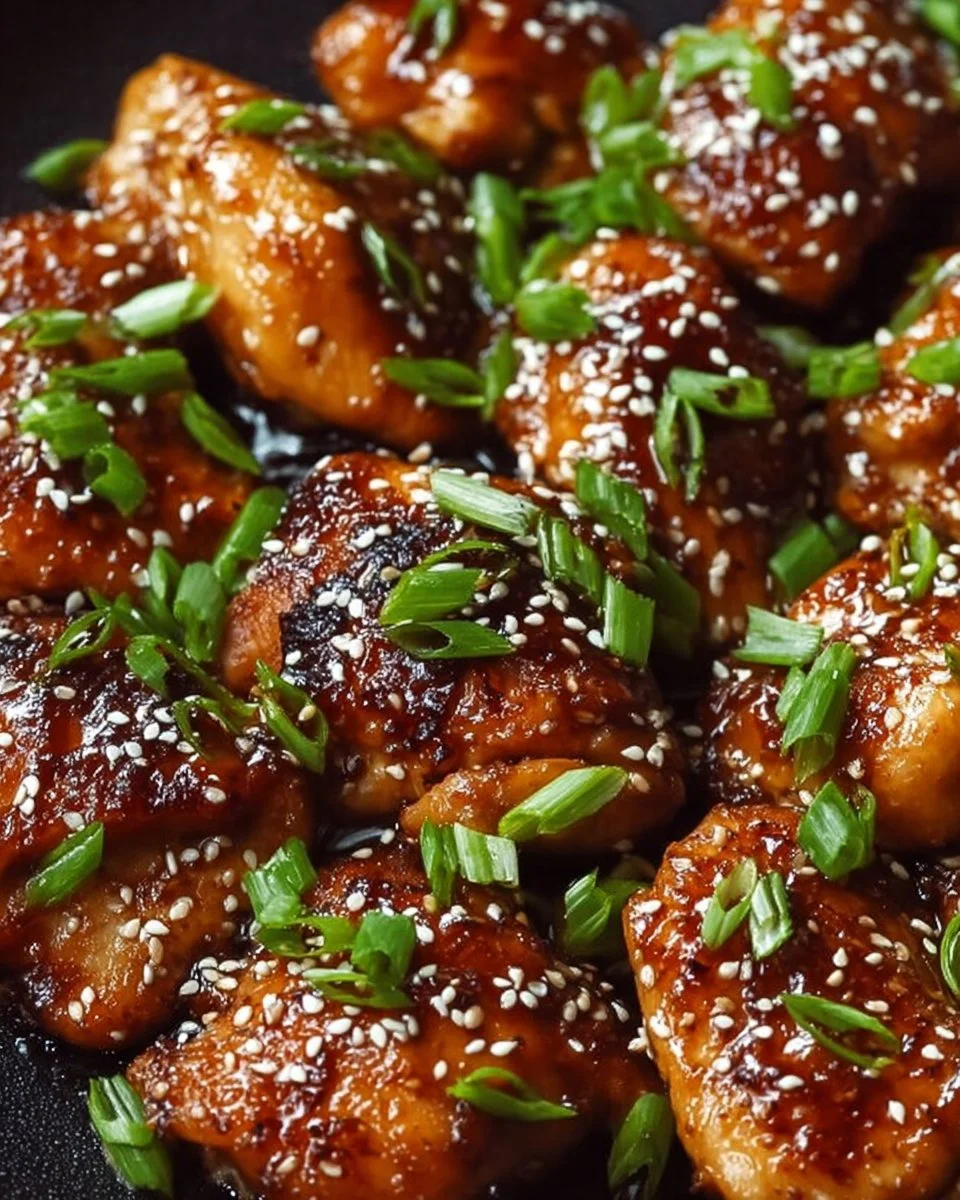 Sticky Korean Chicken Thighs