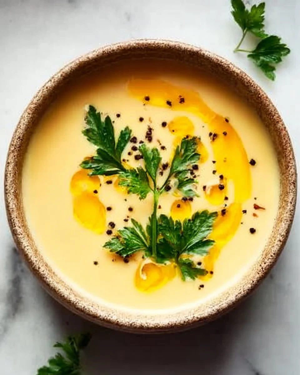 Apple and Cheddar Soup