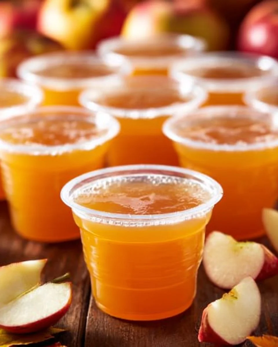 Apple Pie Jello Shots