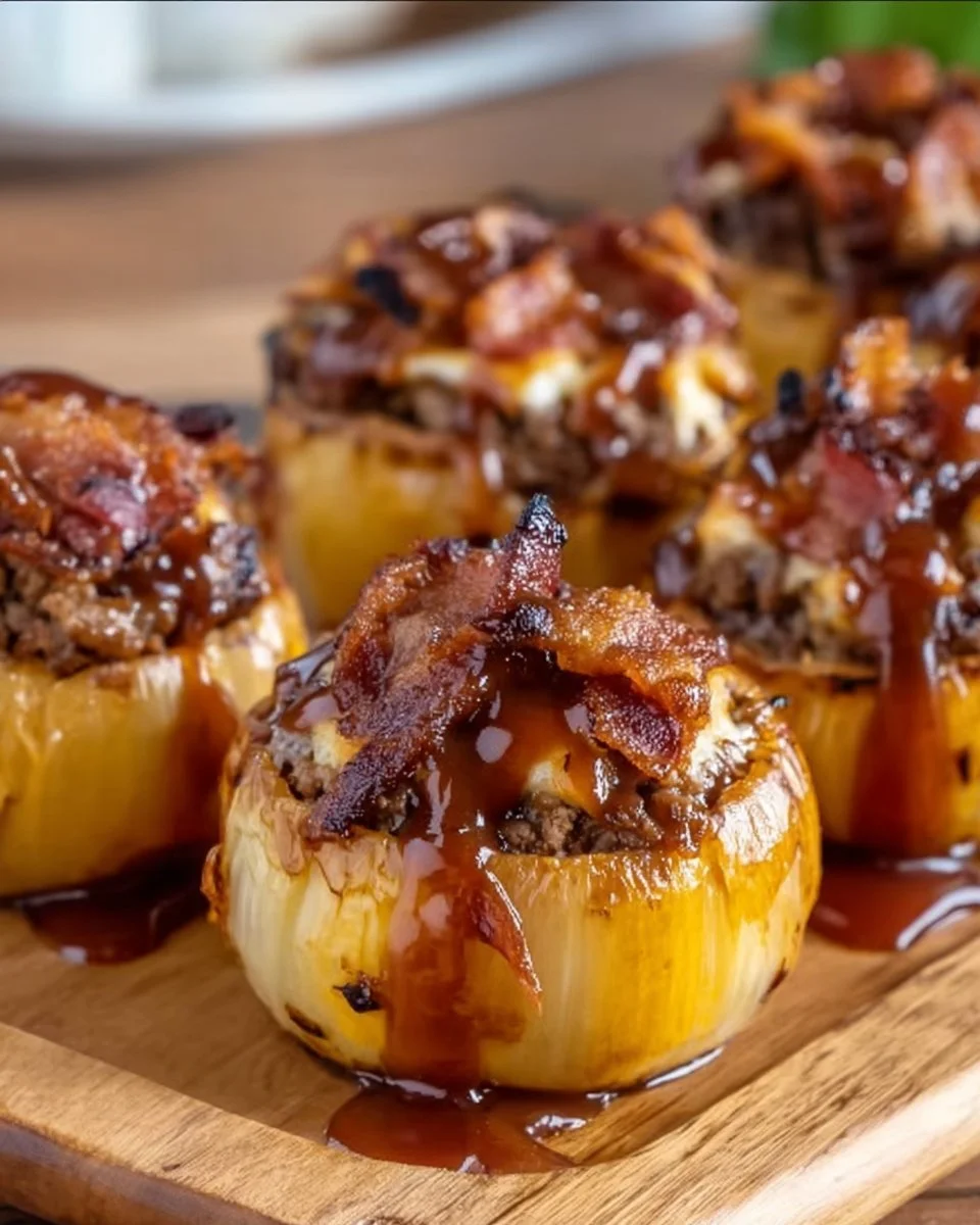 Bacon Cheddar Onion Bombs