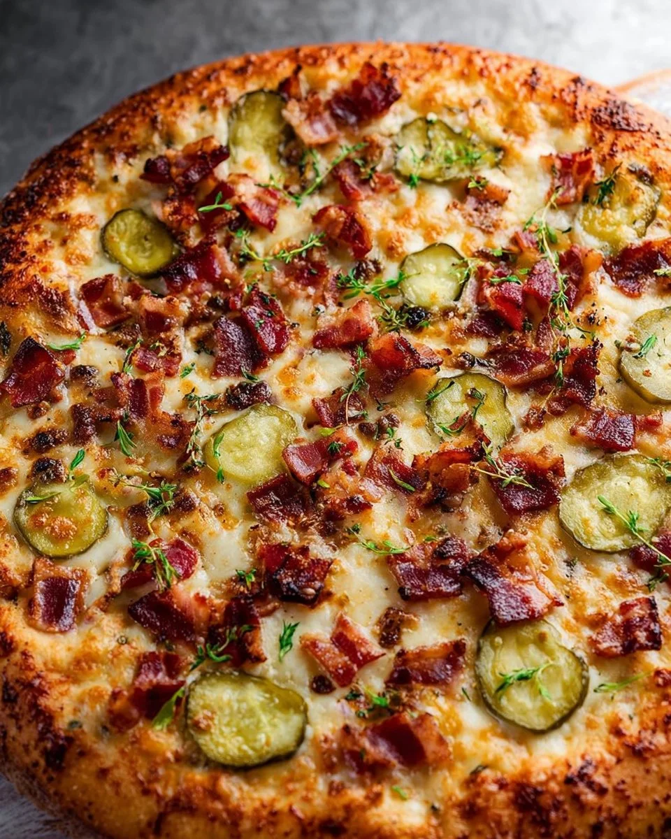 Bacon Pickle Pizza