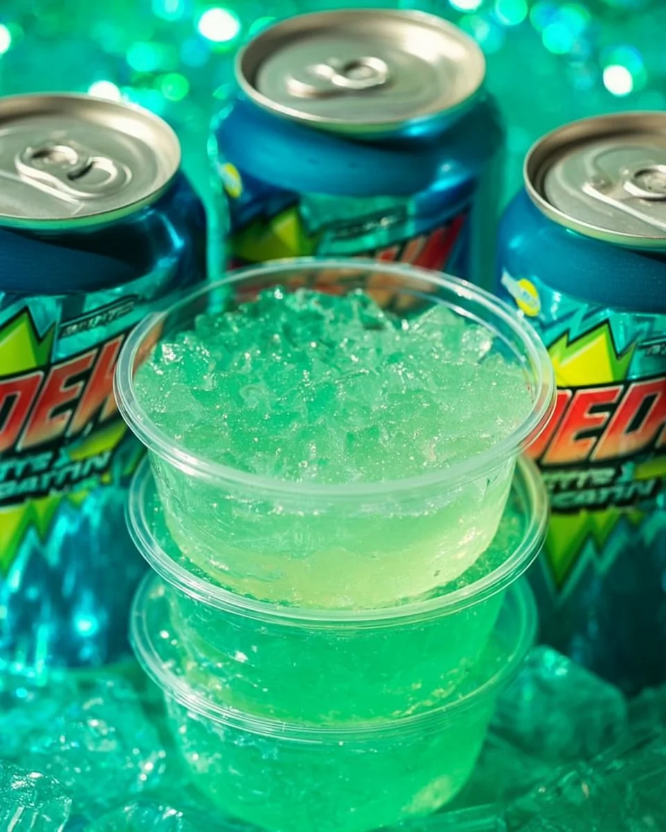 Baja Blast Jello Shots