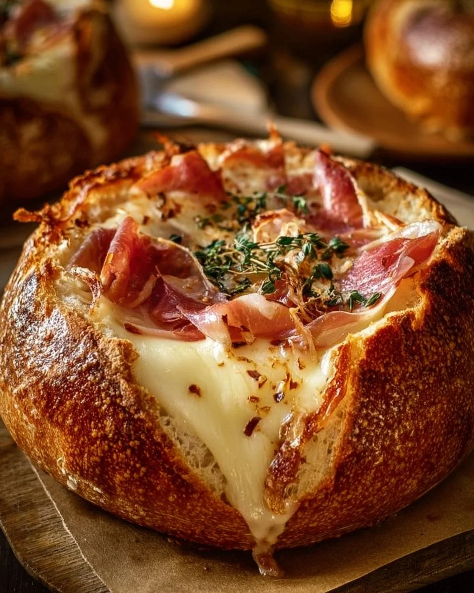 Baked Brie Bread Bowl