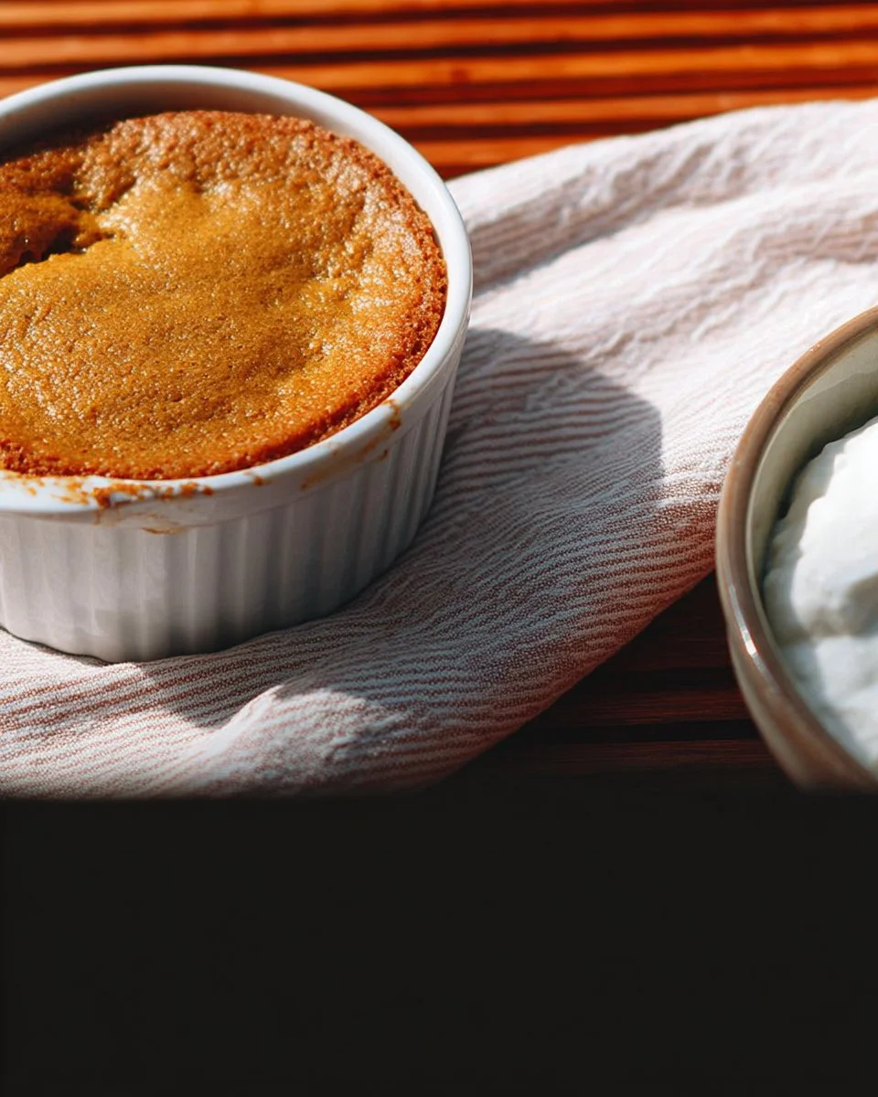 Baked Pumpkin Spice Pudding