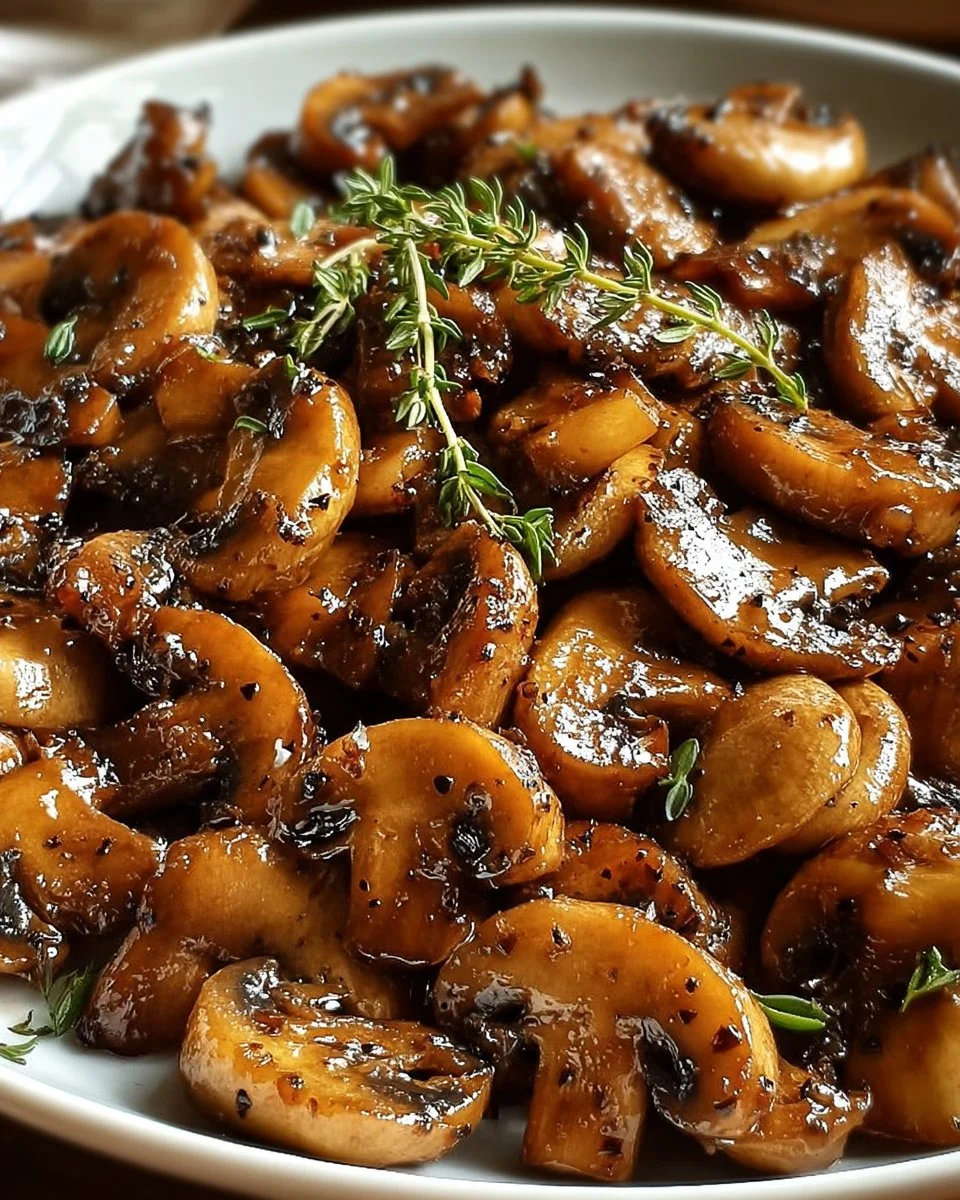 Black Pepper Chicken with Mushrooms