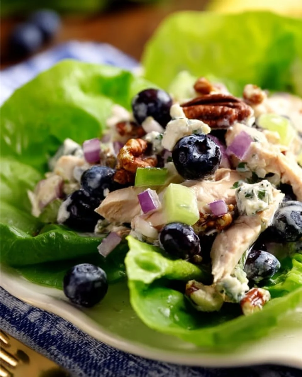 Blueberry Pecan Chicken Salad
