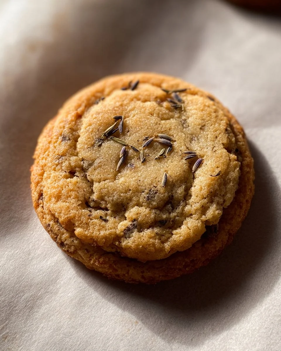 Brown Butter Earl Grey and Lavender Cookies