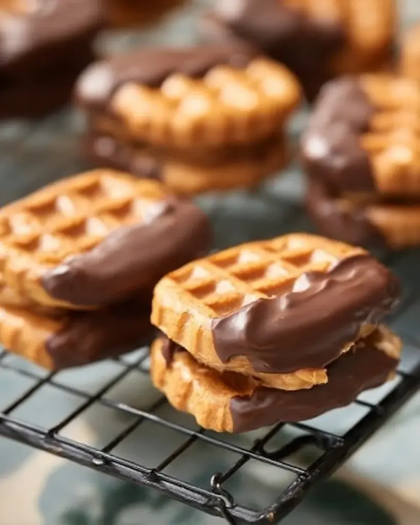 Delicious Buckeye Bites made with chocolate and peanut butter