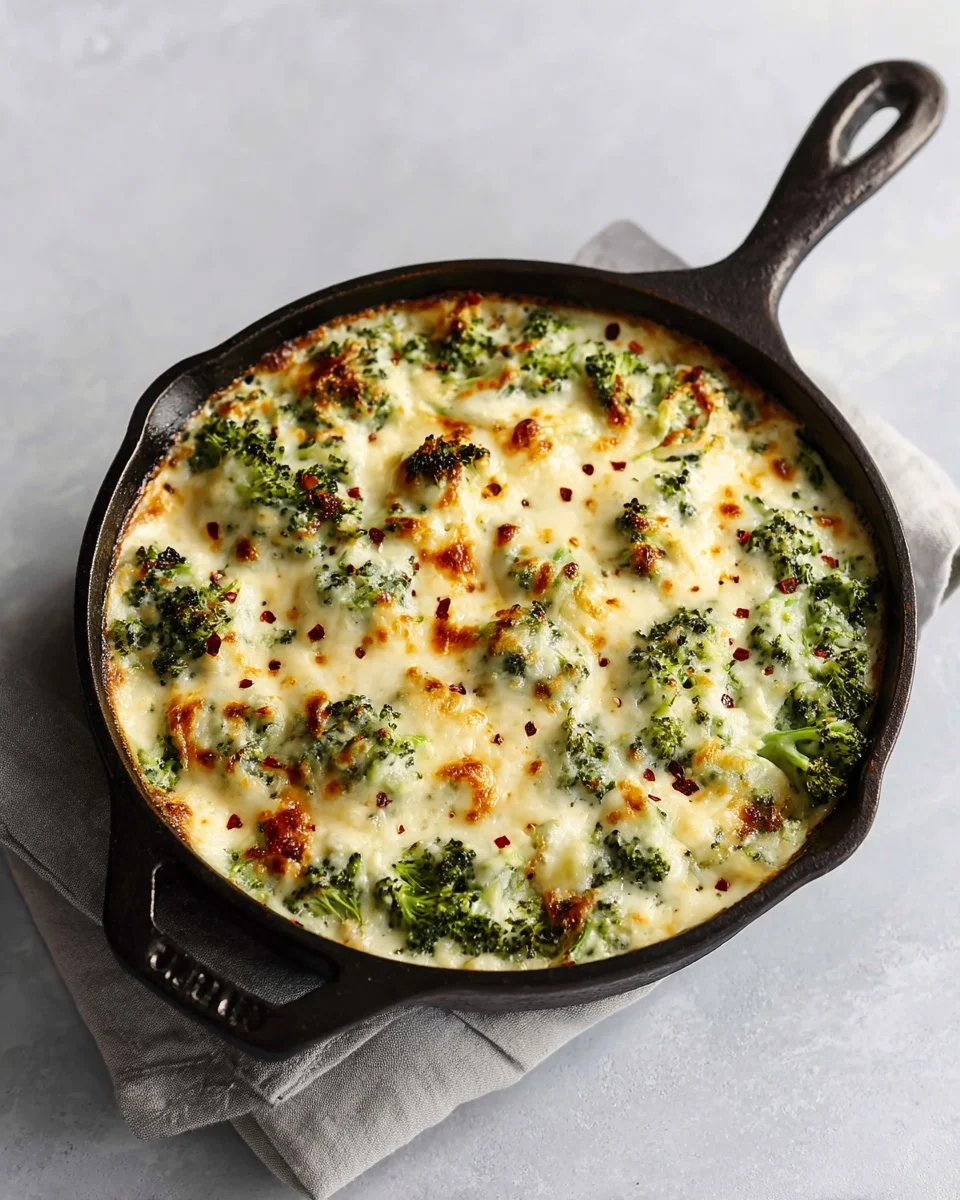 Cheesy Baked Gnocchi with Broccoli