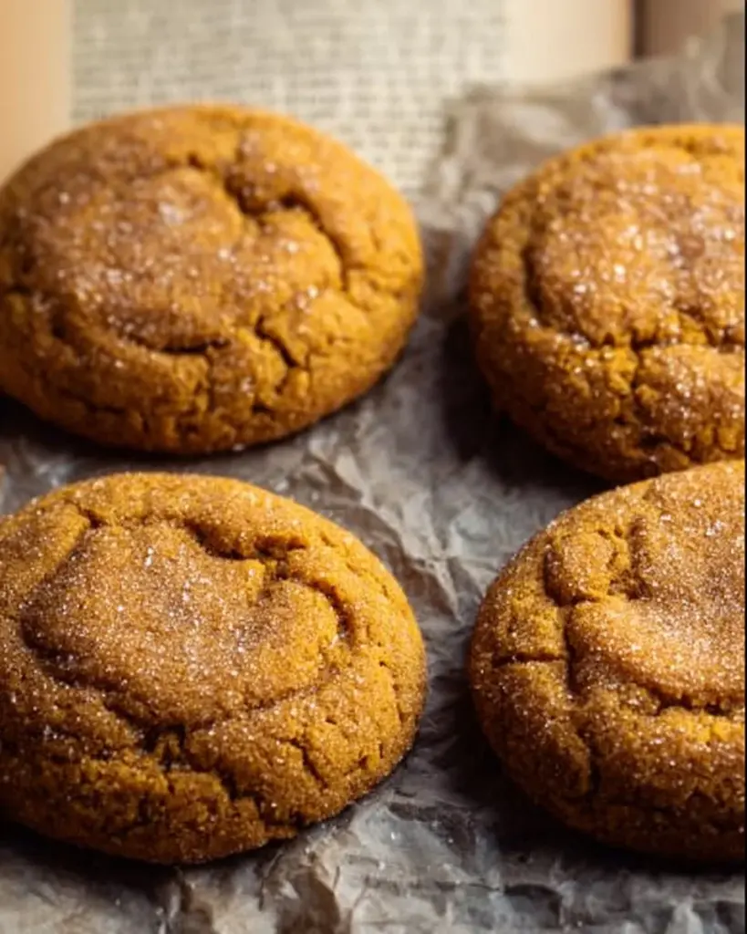 Delicious chewy pumpkin cookies with warm spices and a soft texture.