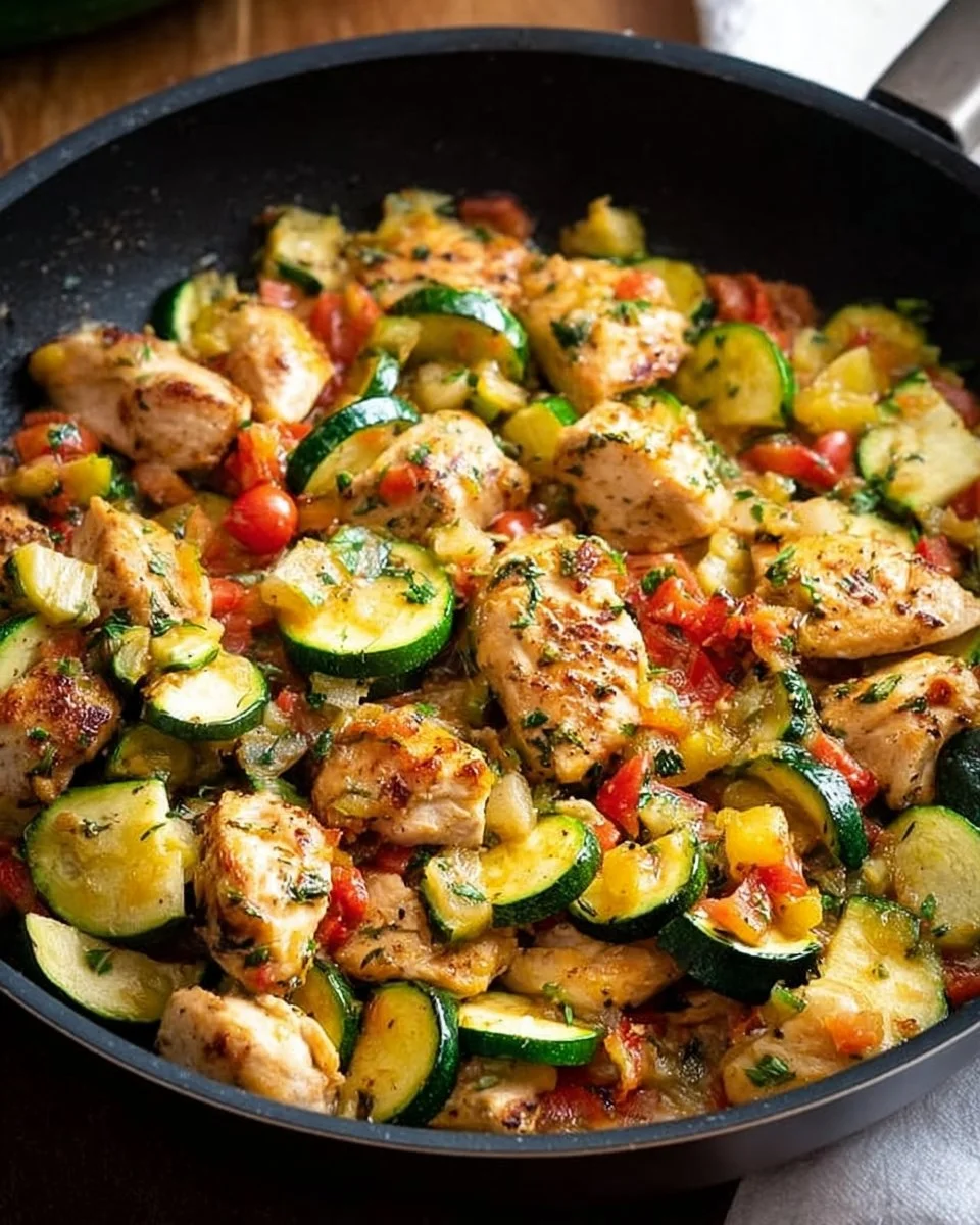 Chicken Zucchini Skillet