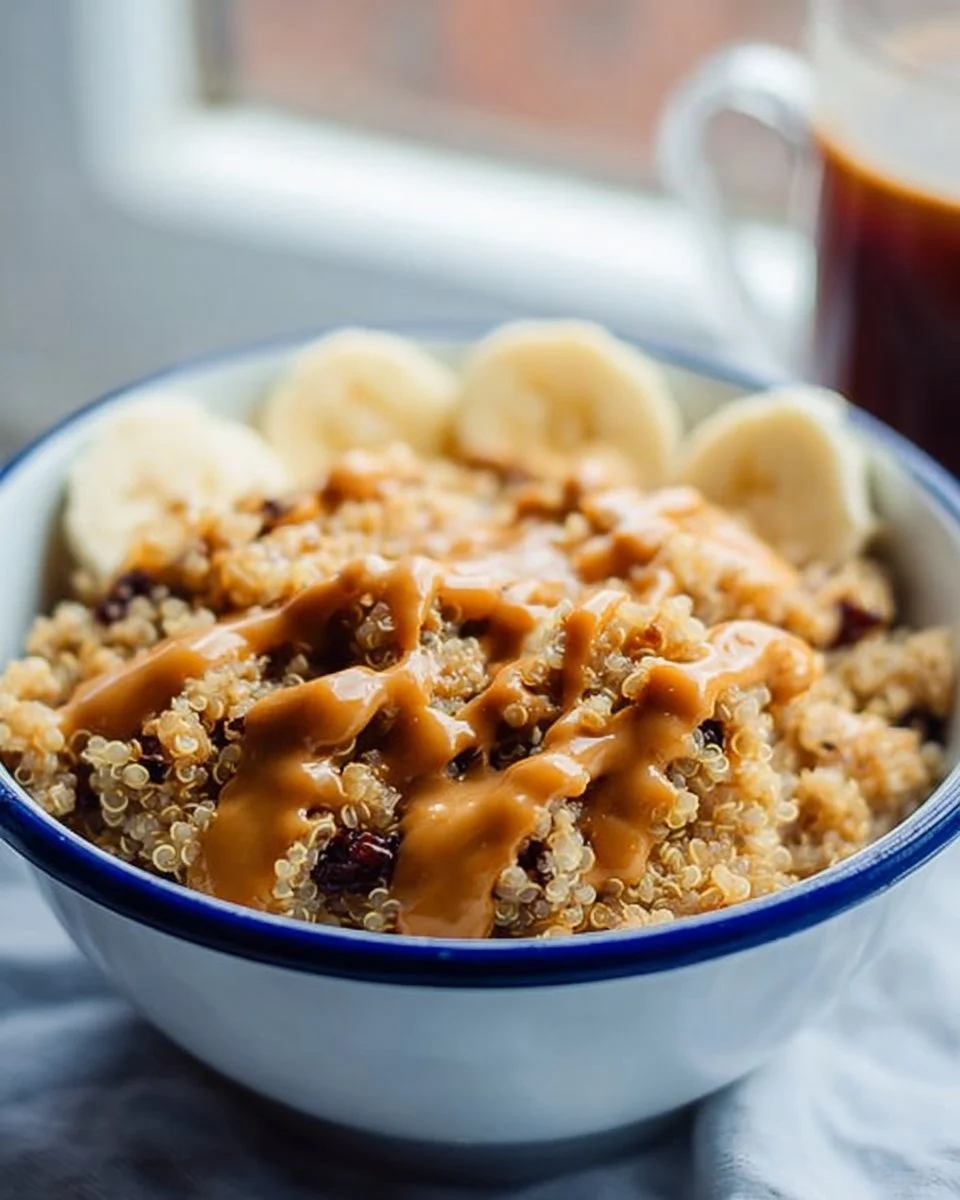 Cinnamon Quinoa Breakfast Bowl
