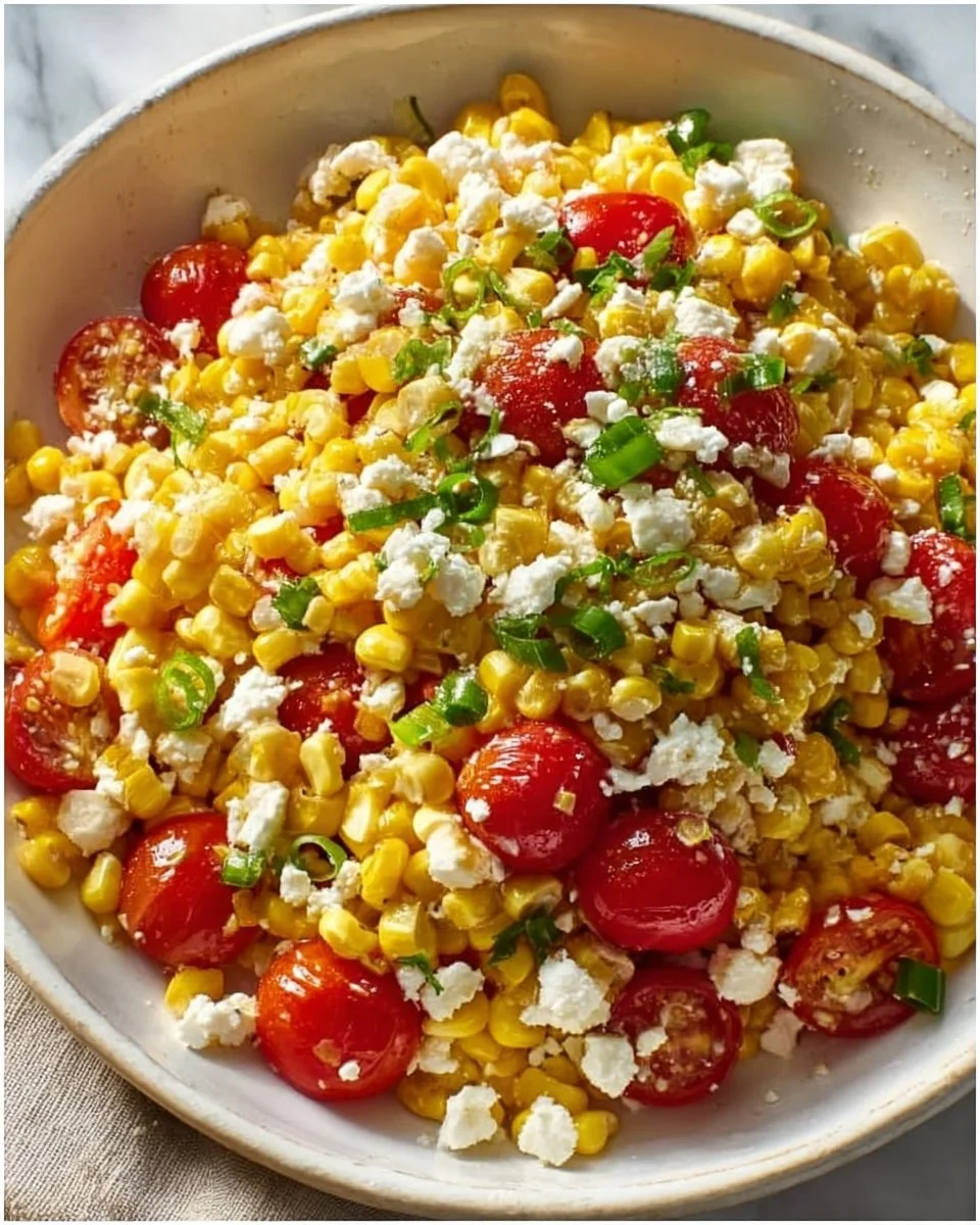 Corn, Tomato, and Feta Salad
