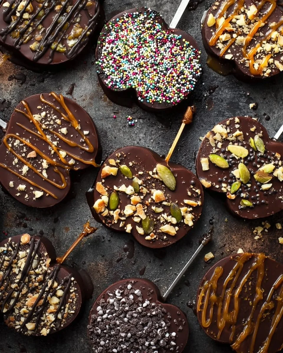 Dark Chocolate Covered Apple Slices