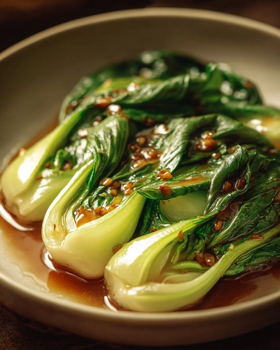 Easy Bok Choy with Garlic Sauce