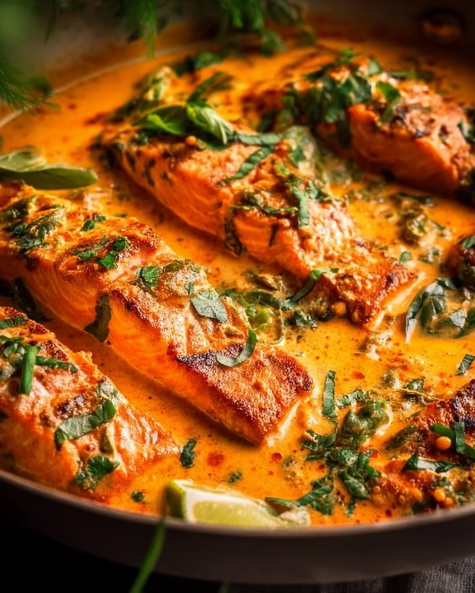 Easy Salmon Coconut Curry