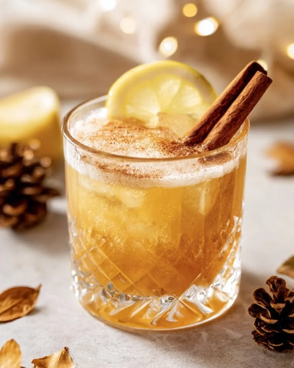 Fall Spiced Whiskey Sour