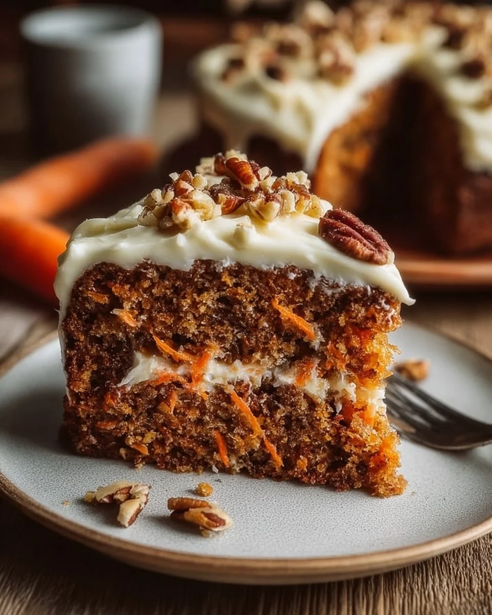 Flourless Oatmeal Carrot Cake