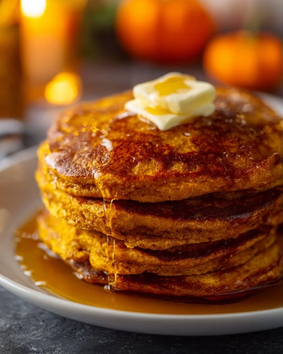 Fluffiest Pumpkin Pancakes