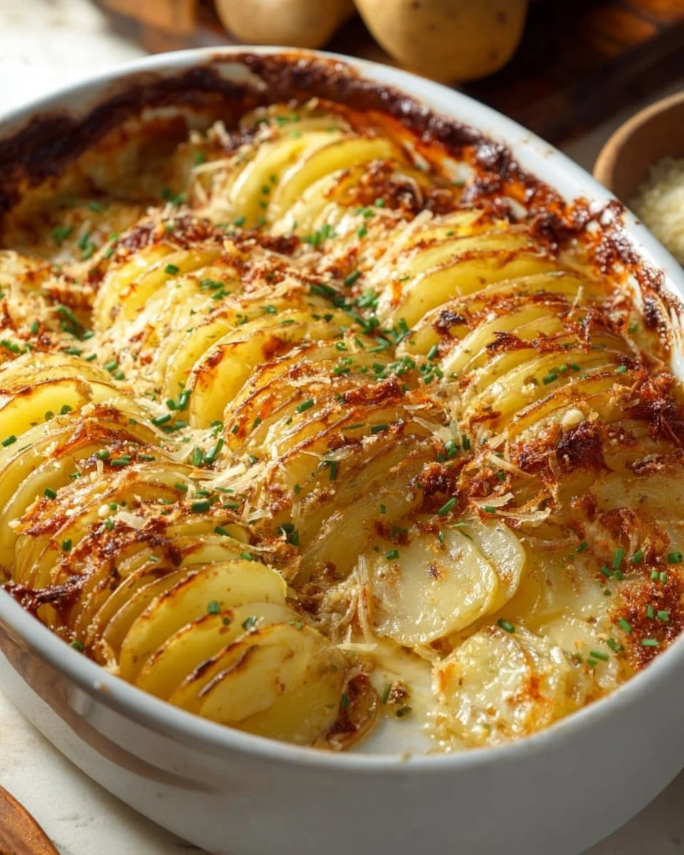 Garlic Potato Gratin