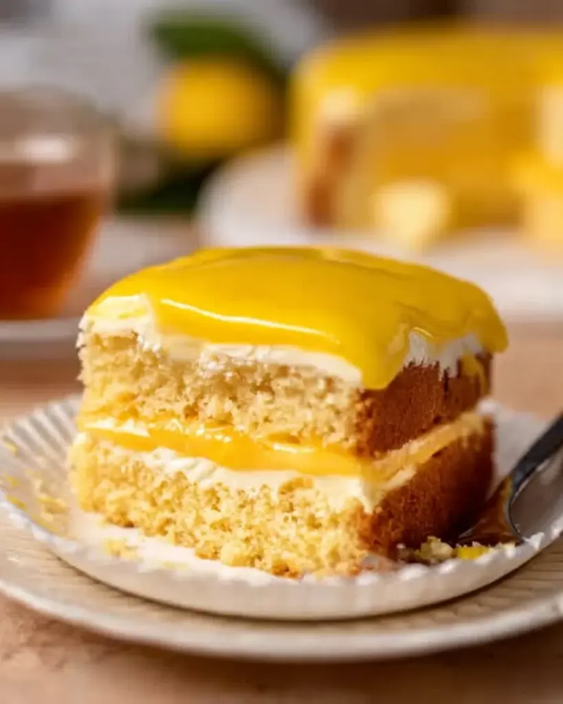 Delicious lemon tiramisu dessert served in a glass with lemon zest garnish